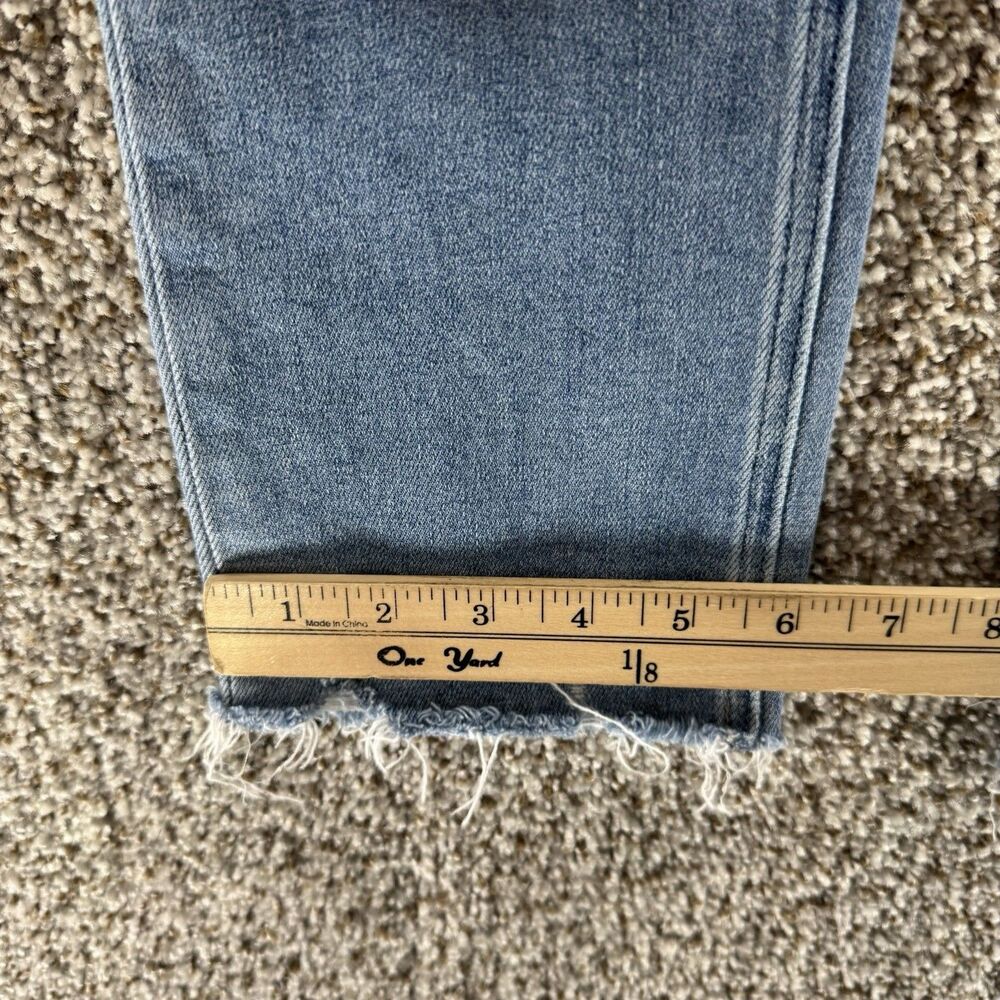 Page Jeans Womens 26‎ Hoxton Slim Cotton Lovesong Distressed Tuned Hem Raw Hem - Picture 5 of 12